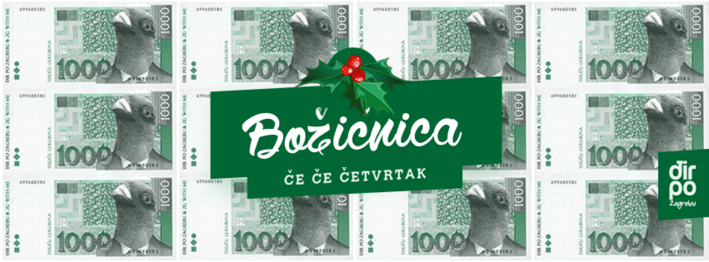 Đir po Zagrebu dijeli božićnice