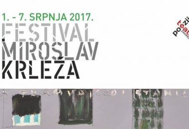 Na Krležinom Gvozdu 23 i još nekoliko gradskih lokacija održava se 6. festival Miroslav Krleža