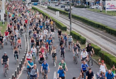 Veliki biciklistički prosvjed u Zagrebu