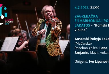 Kralj violine Roby Lakatos i Zagrebačka filharmonija večeras uživo na festivalu Zagreb Classic