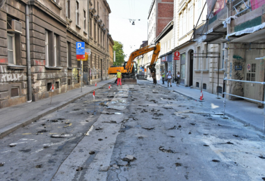 Zbog radova, Ulica Medveščak bit će zatvorena za promet do 8. kolovoza