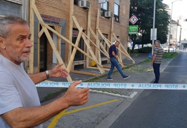 Bandić obišao zgradu u Kranjčevićevoj kojoj je napuknula fasada