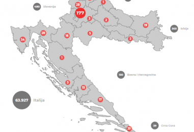 Stožer: 382 slučaja koronavirusa u Hrvatskoj, 16 pacijenata ozdravilo
