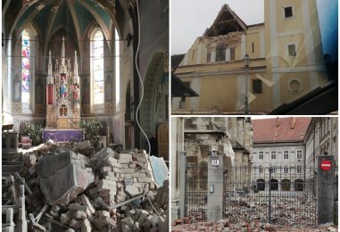 Crkve u Zagrebu teško oštećene, pogledajte fotografije