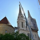 Hrvatska vojska pomoći će u uklanjanju dijela tornja zagrebačke katedrale