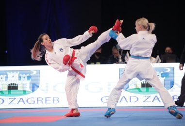 Otvorenje karate natjecanja Top Ten za žene u sklopu 18. Zagreb Karate Festa